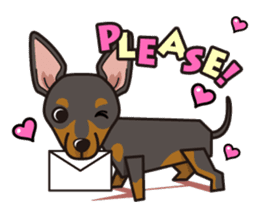 iinu - Toy Manchester Terrier sticker #11474618
