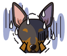 iinu - Toy Manchester Terrier sticker #11474620