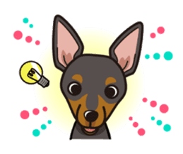 iinu - Toy Manchester Terrier sticker #11474627