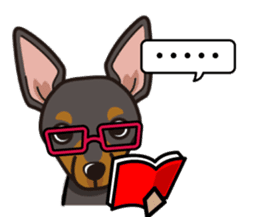 iinu - Toy Manchester Terrier sticker #11474629