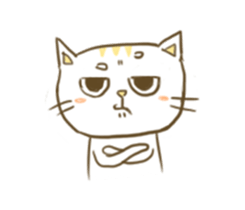 Potato and cat sticker #11474644