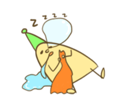 Potato and cat sticker #11474647