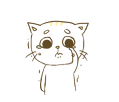 Potato and cat sticker #11474648