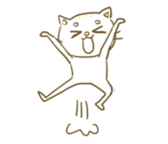 Potato and cat sticker #11474666