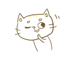 Potato and cat sticker #11474670
