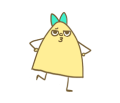 Potato and cat sticker #11474671