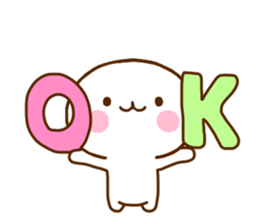 White One Sticker sticker #11474919