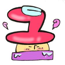 I'll combine Mr. katakana mushroom! 2 sticker #11475797