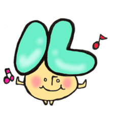 I'll combine Mr. katakana mushroom! 2 sticker #11475801