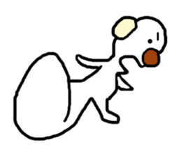 Extremity of the tongue-in-cheek pose sticker #11475902