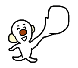 Extremity of the tongue-in-cheek pose sticker #11475911