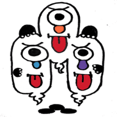 Mr.Puddles & Ghost Earl sticker #11476150