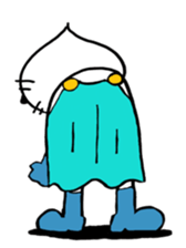 Mr.Puddles & Ghost Earl sticker #11476161