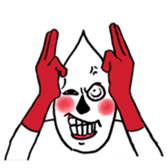 Mr.Puddles & Ghost Earl sticker #11476165