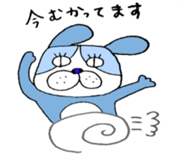 colorful bulldog sticker #11476507