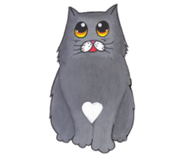 Ridiculous cat sticker #11476619