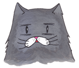 Ridiculous cat sticker #11476620