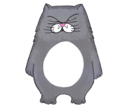 Ridiculous cat sticker #11476623