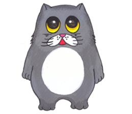 Ridiculous cat sticker #11476625