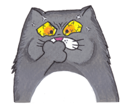 Ridiculous cat sticker #11476628