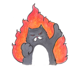 Ridiculous cat sticker #11476632