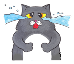 Ridiculous cat sticker #11476635