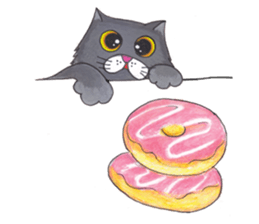 Ridiculous cat sticker #11476644