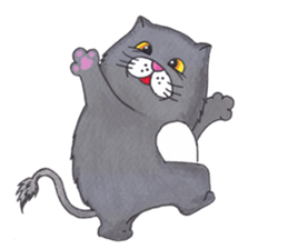 Ridiculous cat sticker #11476645