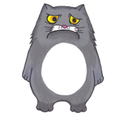 Ridiculous cat sticker #11476649