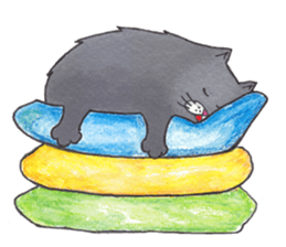 Ridiculous cat sticker #11476652