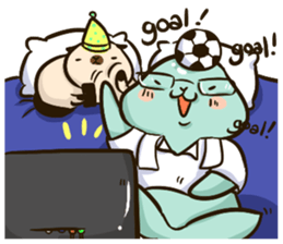 Johnny & Sunny (tingtong Couple) sticker #11477023