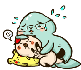 Johnny & Sunny (tingtong Couple) sticker #11477025