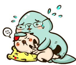 Johnny & Sunny (tingtong Couple) sticker #11477025