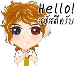 Boy anime Isan/Eng sticker #11477416