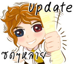 Boy anime Isan/Eng sticker #11477421