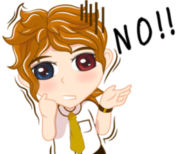 Boy anime Isan/Eng sticker #11477423