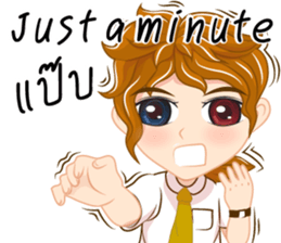 Boy anime Isan/Eng sticker #11477424