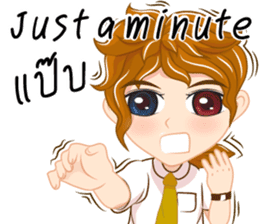 Boy anime Isan/Eng sticker #11477424