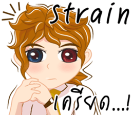 Boy anime Isan/Eng sticker #11477427