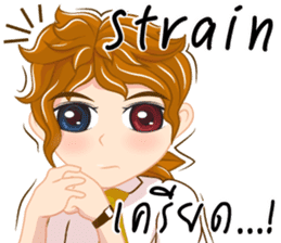 Boy anime Isan/Eng sticker #11477427