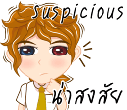 Boy anime Isan/Eng sticker #11477428