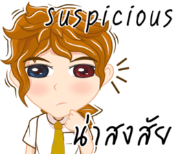 Boy anime Isan/Eng sticker #11477428
