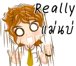 Boy anime Isan/Eng sticker #11477429