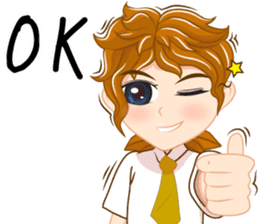 Boy anime Isan/Eng sticker #11477431