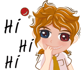 Boy anime Isan/Eng sticker #11477435