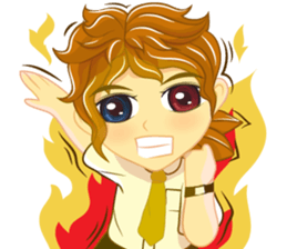 Boy anime Isan/Eng sticker #11477451