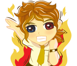 Boy anime Isan/Eng sticker #11477451