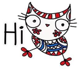 Owl indy sticker #11477632