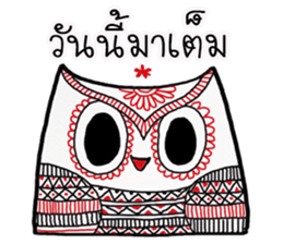 Owl indy sticker #11477647