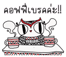 Owl indy sticker #11477654